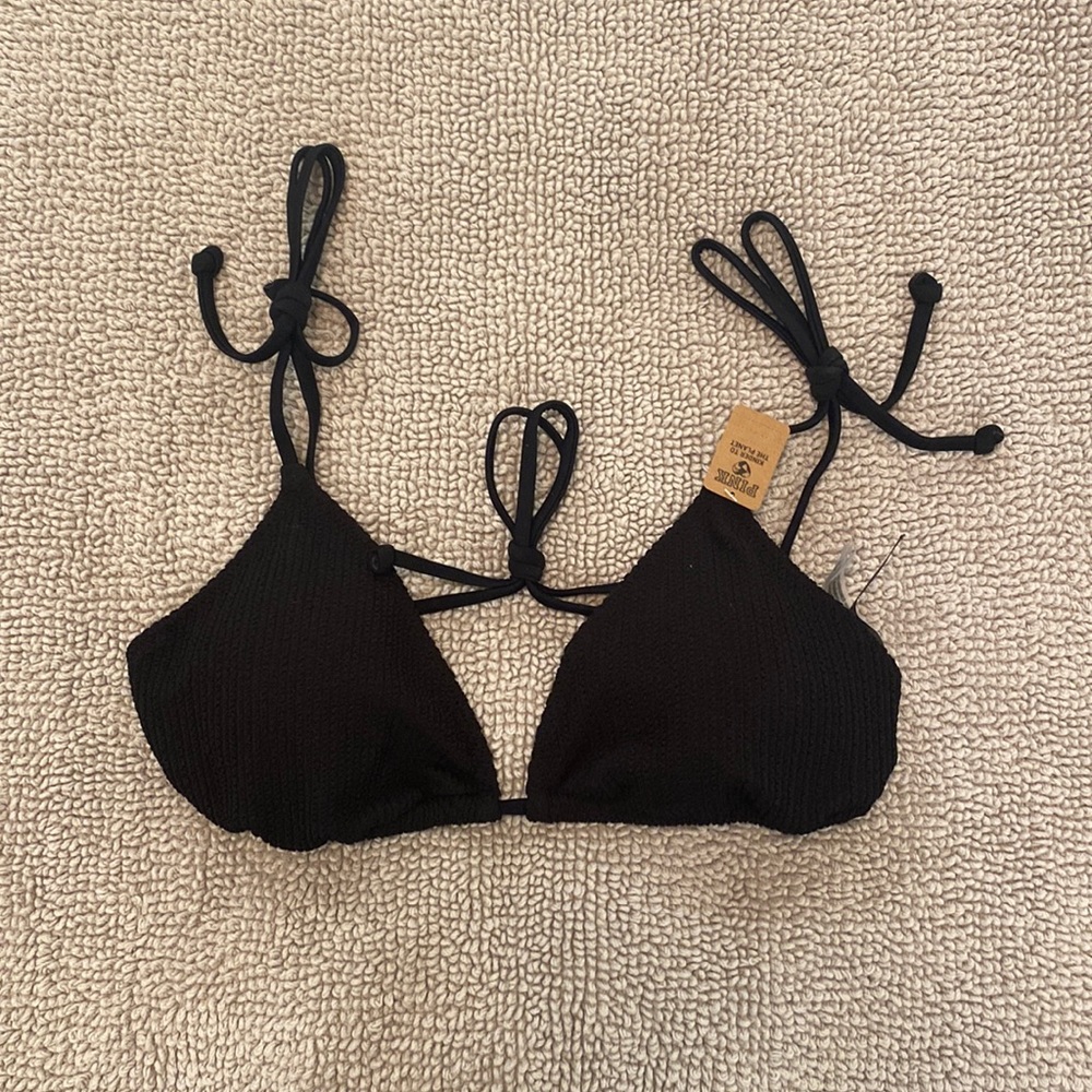 NWT VS Black Triangle Bikini Top XXL